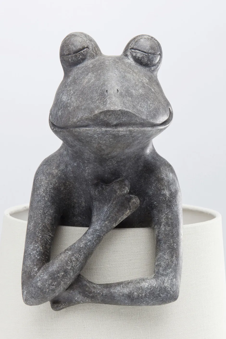 KARE Tischleuchte Animal Frog Grau