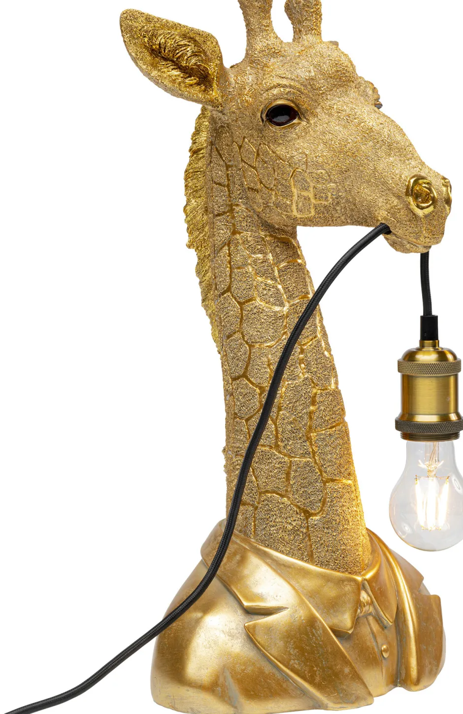 KARE Tischleuchte Animal Giraffe Gold 50cm