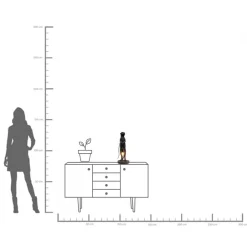 KARE Tischleuchte Animal Meerkat 50cm