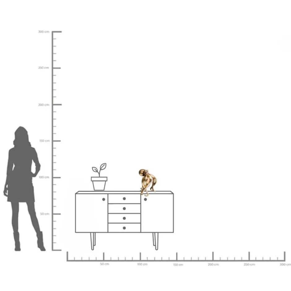 KARE Tischleuchte Animal Octopus 34cm