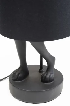 KARE Tischleuchte Animal Rabbit Matt Schwarz 68cm