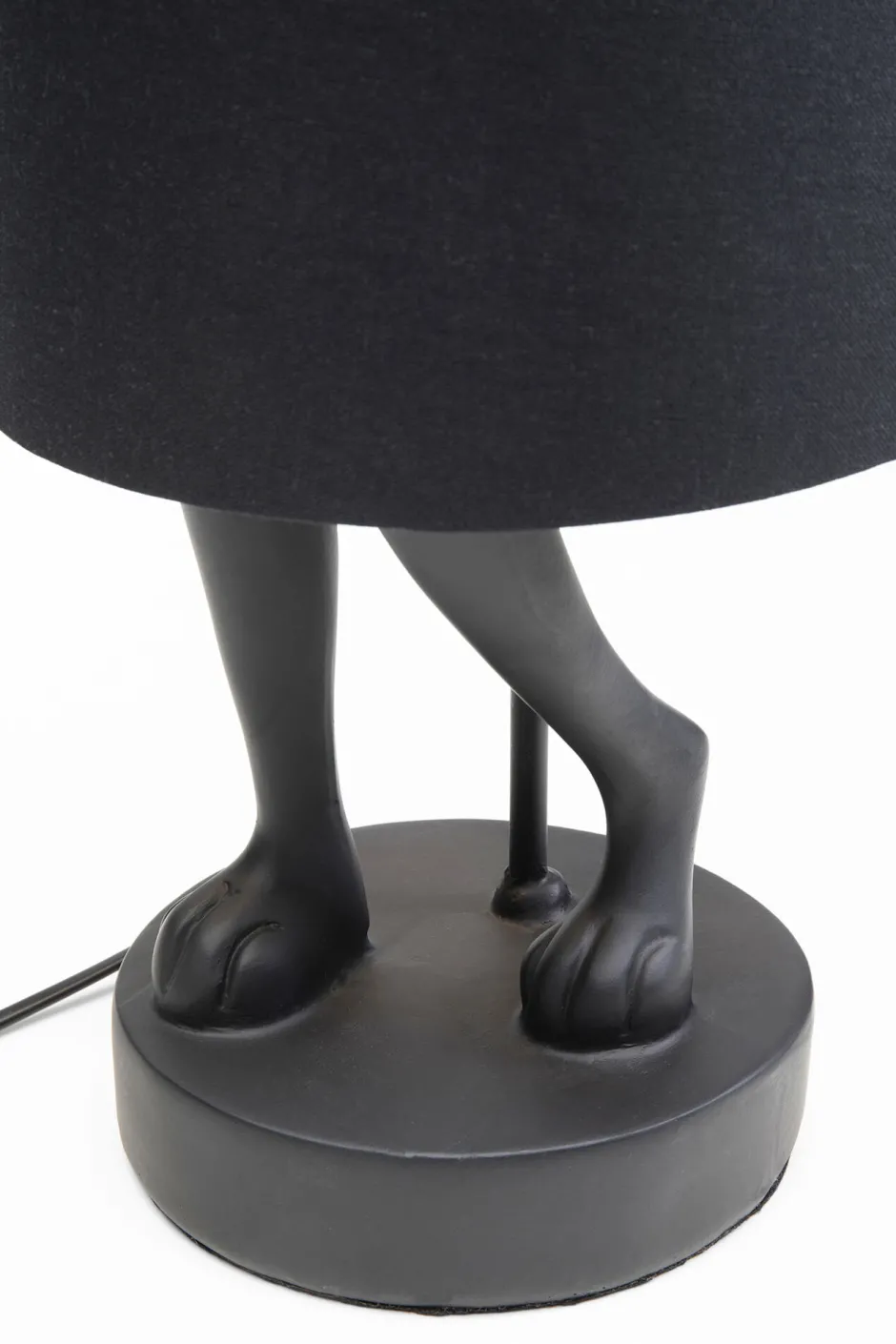 KARE Tischleuchte Animal Rabbit Matt Schwarz 68cm