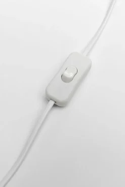 KARE Tischleuchte Animal Rabbit Fur Weiß/Silber 68cm