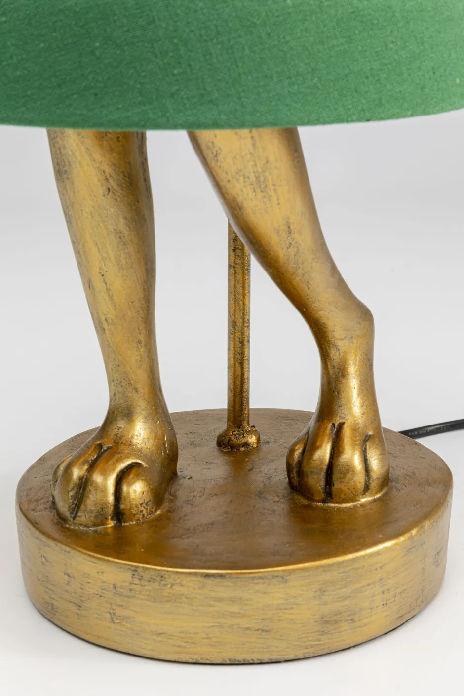 KARE Tischleuchte Animal Rabbit Gold/Grün 68cm