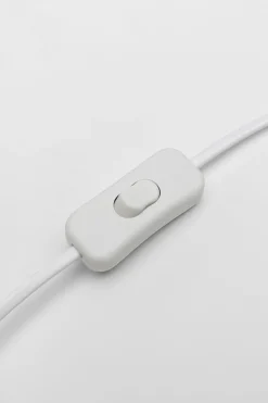 KARE Tischleuchte Animal Rabbit Fur Weiß/Silber 50cm