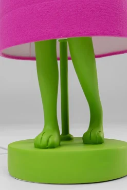 KARE Tischleuchte Animal Rabbit Grün/Pink 50cm