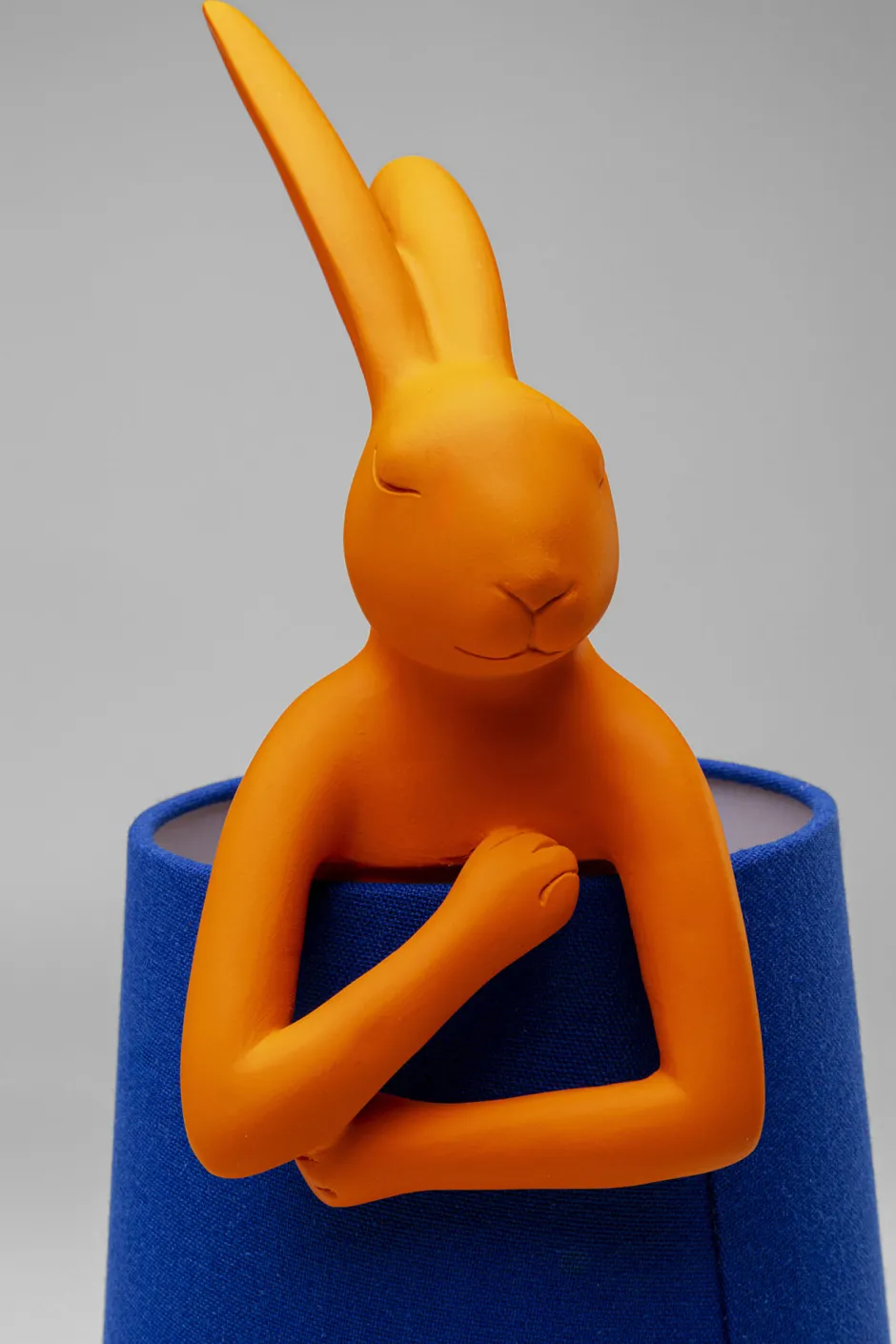KARE Tischleuchte Animal Rabbit Orange/Blau 50cm