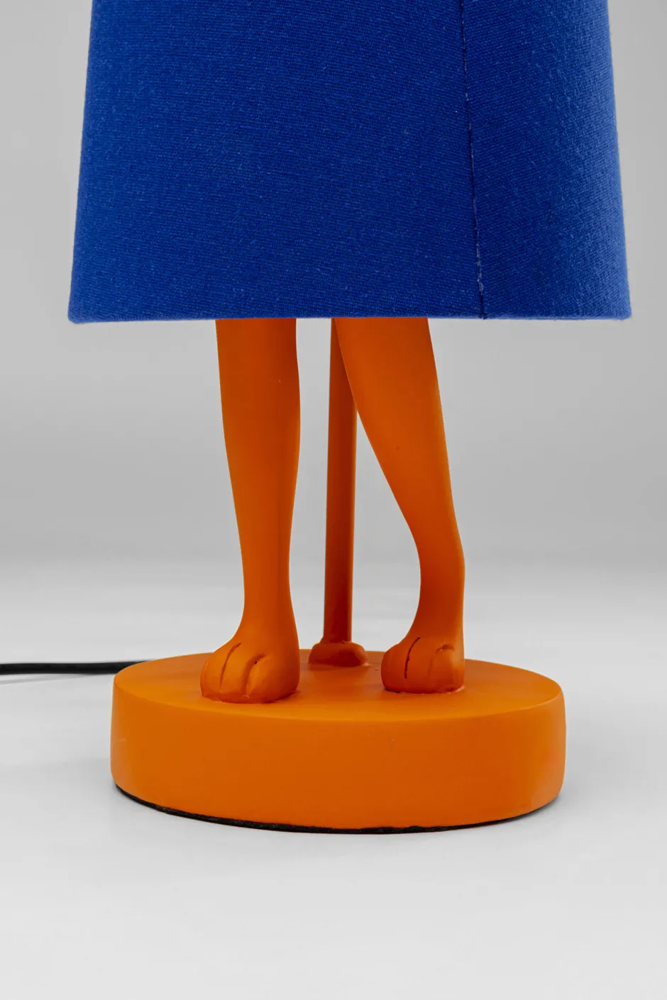 KARE Tischleuchte Animal Rabbit Orange/Blau 50cm
