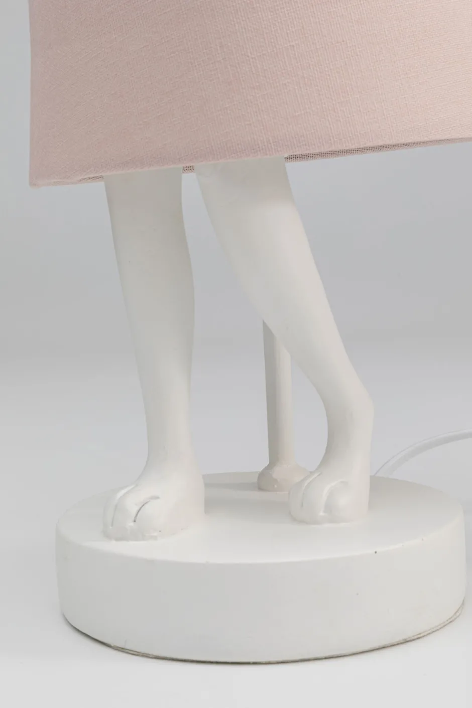 KARE Tischleuchte Animal Rabbit Weiß/Rosa 50cm