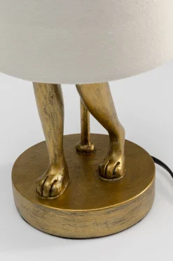 KARE Tischleuchte Animal Rabbit Gold/Weiß 50cm