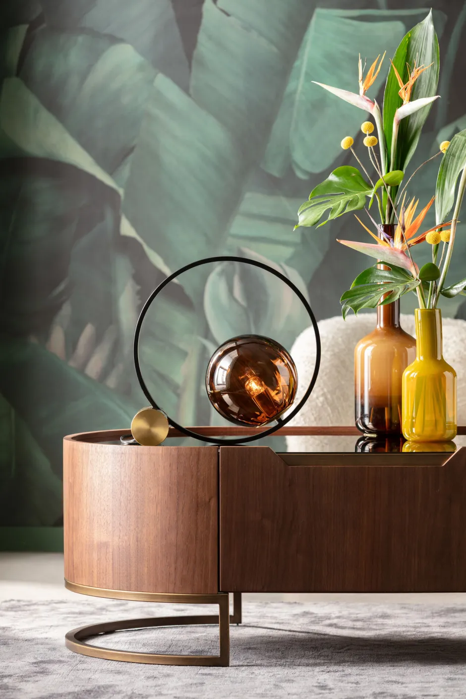 KARE Tischleuchte Balance Circle 40cm