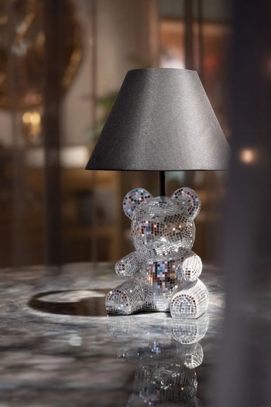 KARE Tischleuchte Bear Disco 40cm