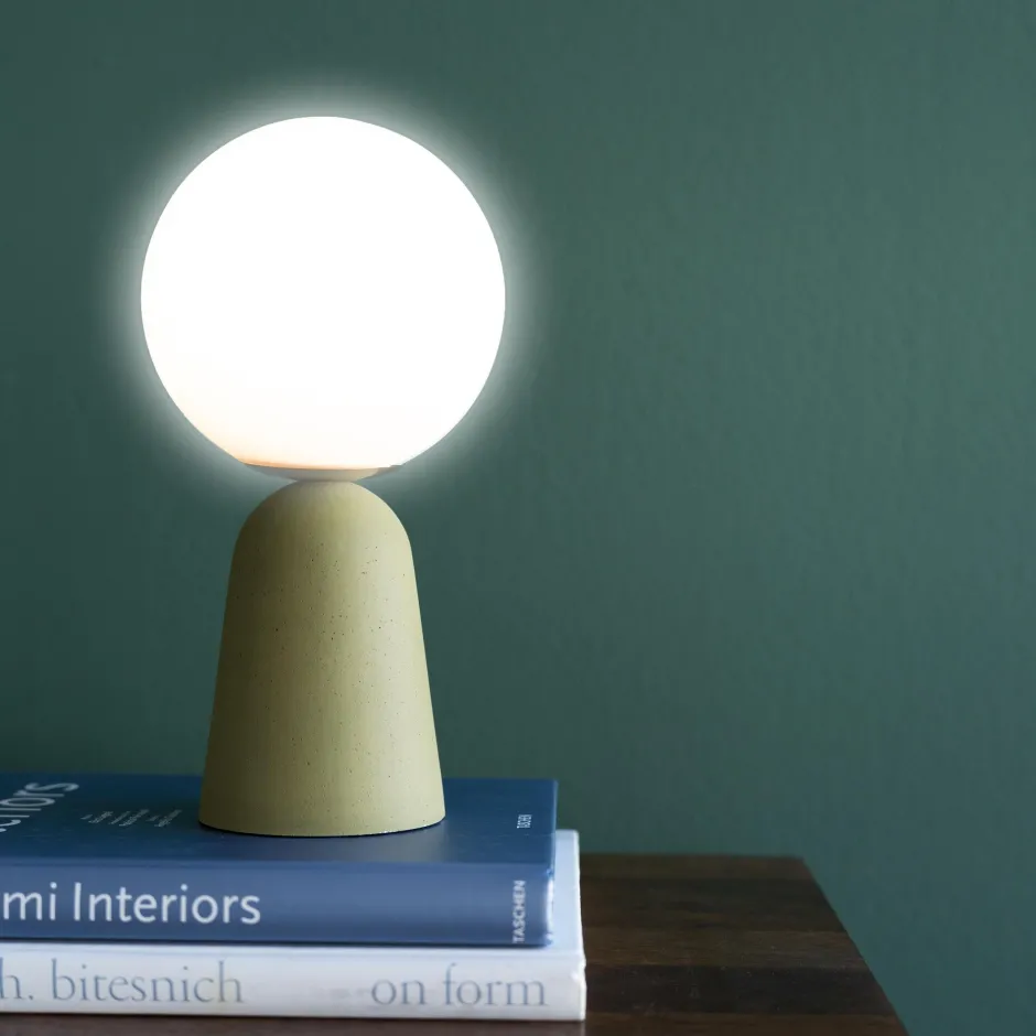 KARE Tischleuchte Bollie Grün 33cm