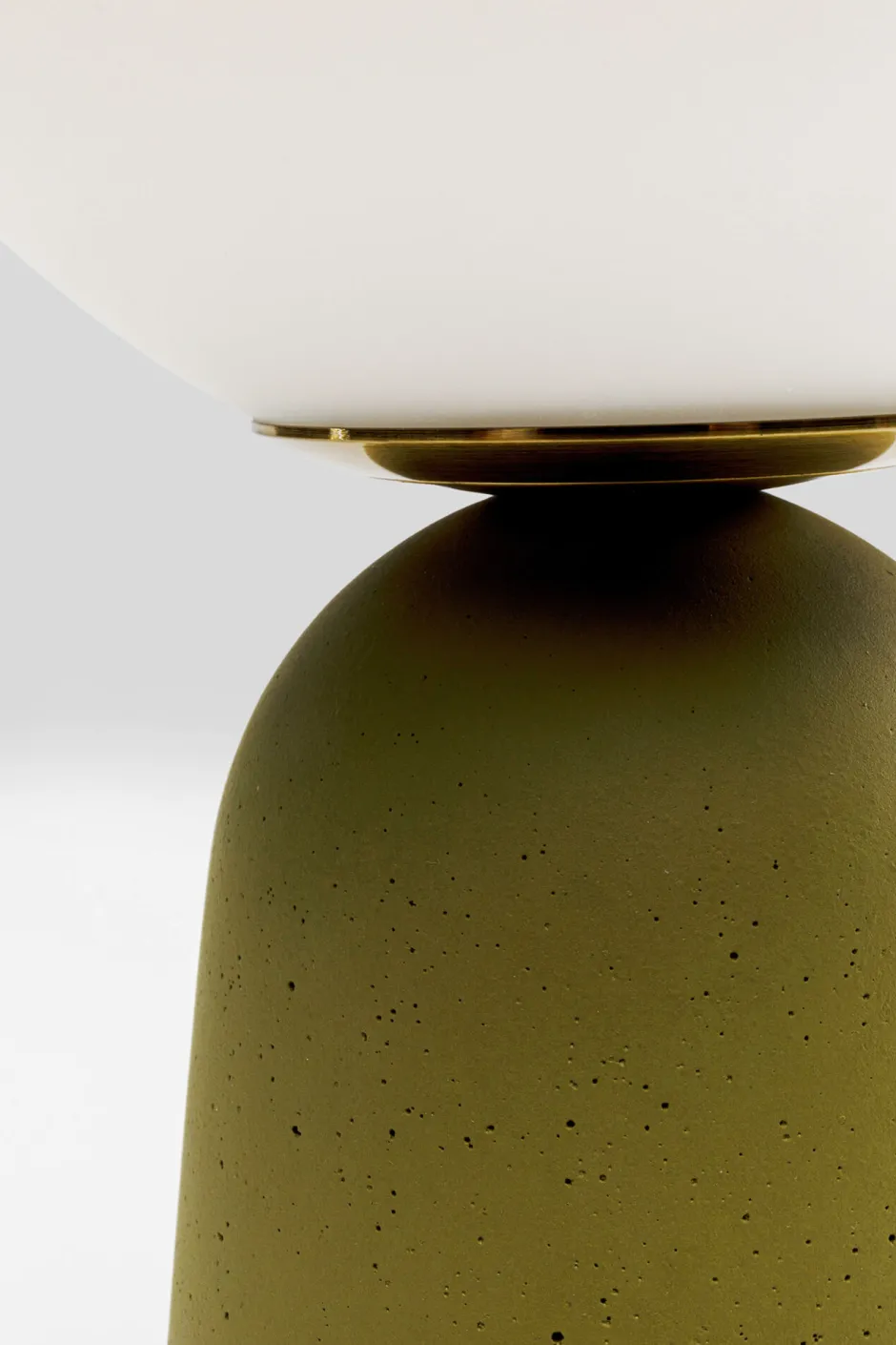KARE Tischleuchte Bollie Grün 33cm