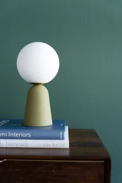 KARE Tischleuchte Bollie Grün 33cm