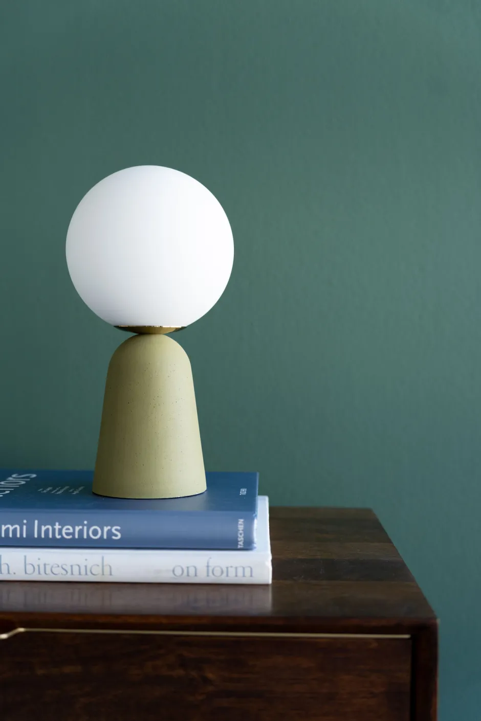 KARE Tischleuchte Bollie Grün 33cm