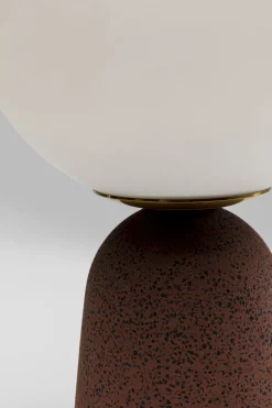 KARE Tischleuchte Bollie Rot 33cm