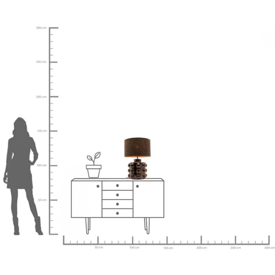 KARE Tischleuchte Calamaro 58cm