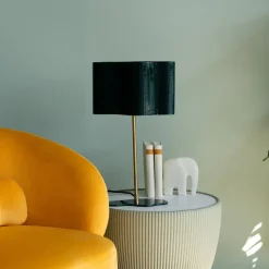 KARE Tischleuchte Cloudy Oval Midnight 49cm