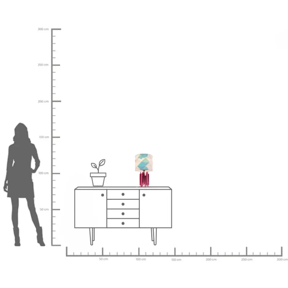 KARE Tischleuchte Coachella Colore 45cm