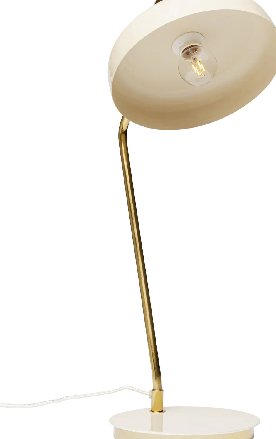 KARE Tischleuchte Demi Beige 56cm