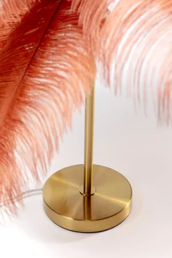 KARE Tischleuchte Feather Palm Braun 60cm