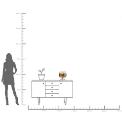 KARE Tischleuchte Golden Goblet Ball