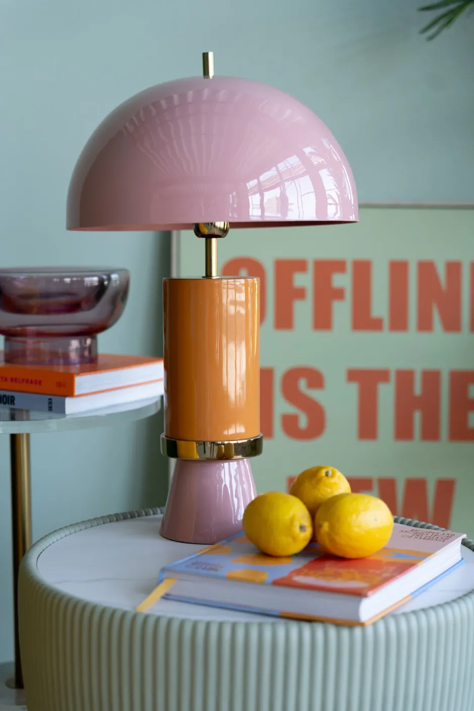 KARE Tischleuchte Josy Pink 51cm