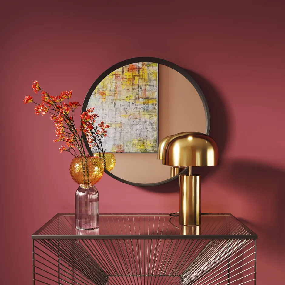 KARE Tischleuchte Loungy Gold 38cm