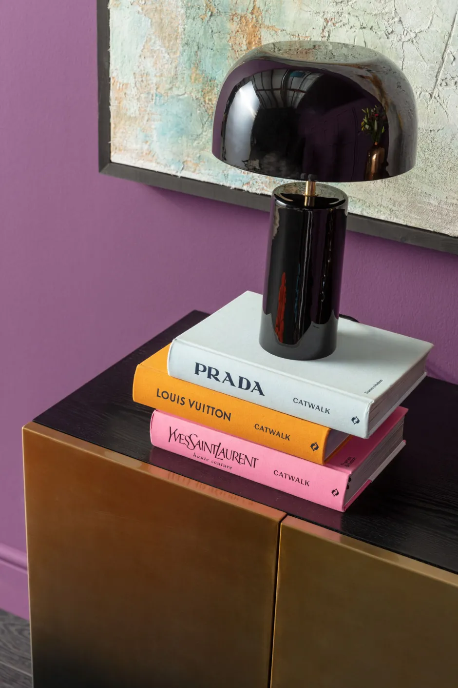 KARE Tischleuchte Loungy Schwarz 38cm