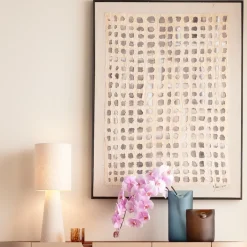 KARE Tischleuchte Marleen Beige Boucle 60cm