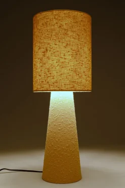 KARE Tischleuchte Marleen Beige Boucle 60cm