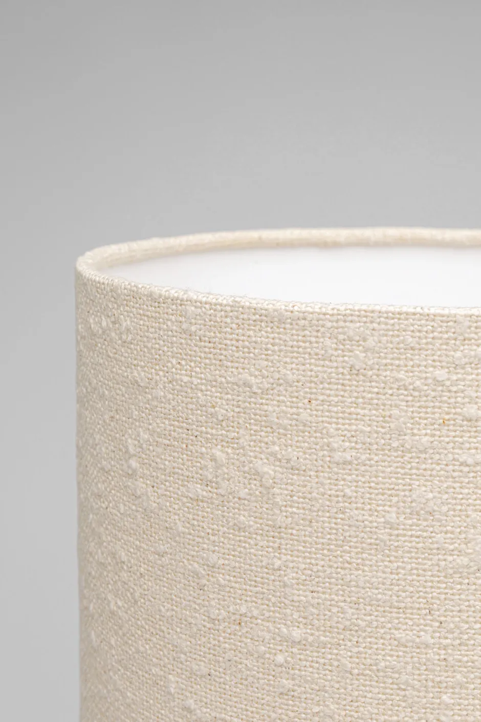 KARE Tischleuchte Marleen Beige Boucle 60cm