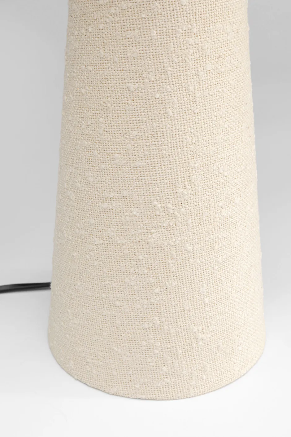 KARE Tischleuchte Marleen Beige Boucle 60cm