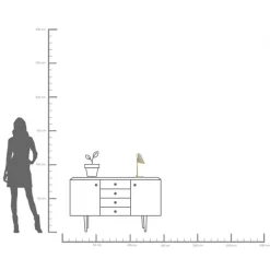 KARE Tischleuchte Mira Salbei 32cm