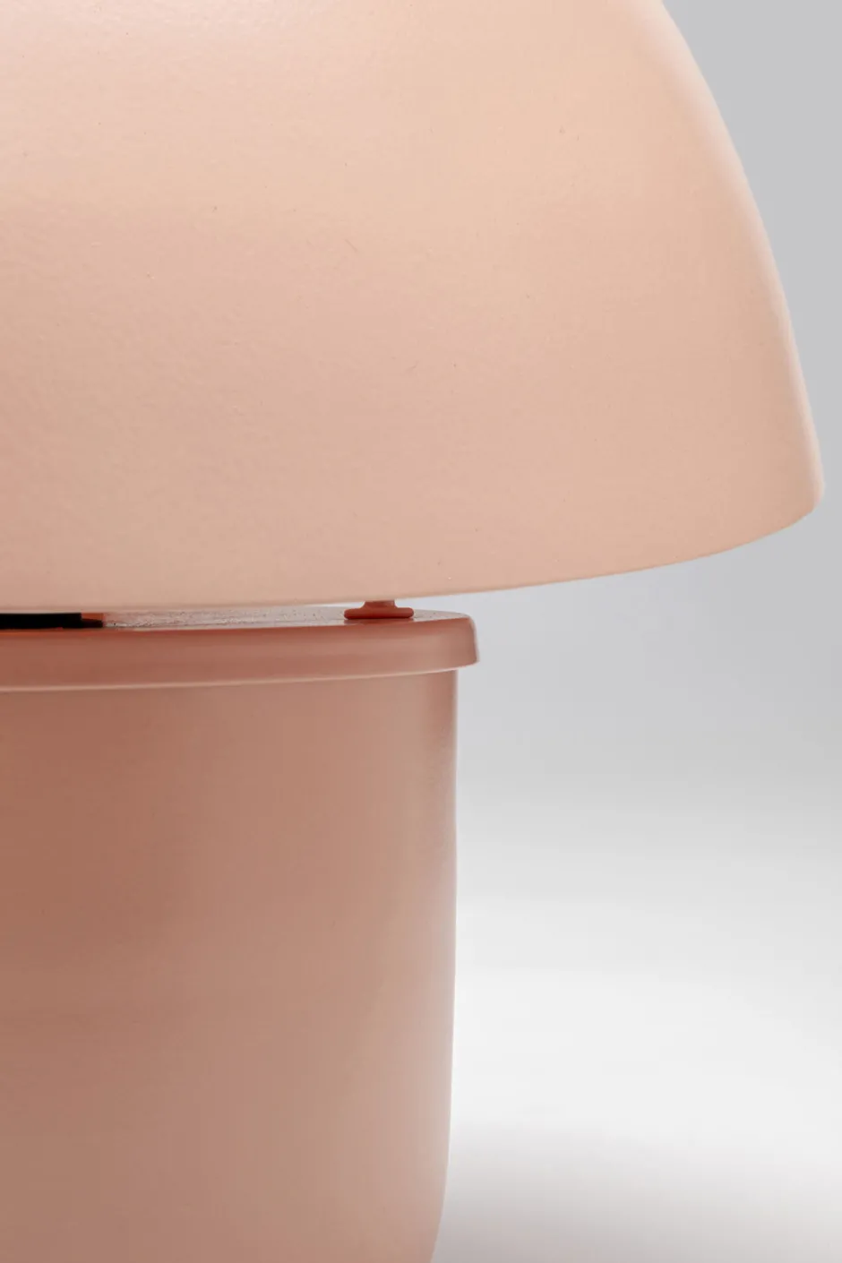 KARE Tischleuchte Mushroom Peach 27cm