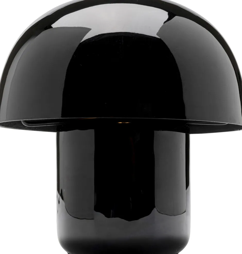KARE Tischleuchte Mushroom Schwarz 20cm