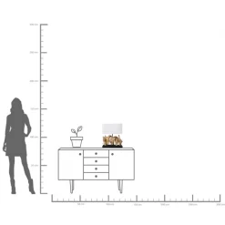 KARE Tischleuchte Nature Vertical 43cm