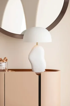 KARE Tischleuchte Nube Weiß 48cm