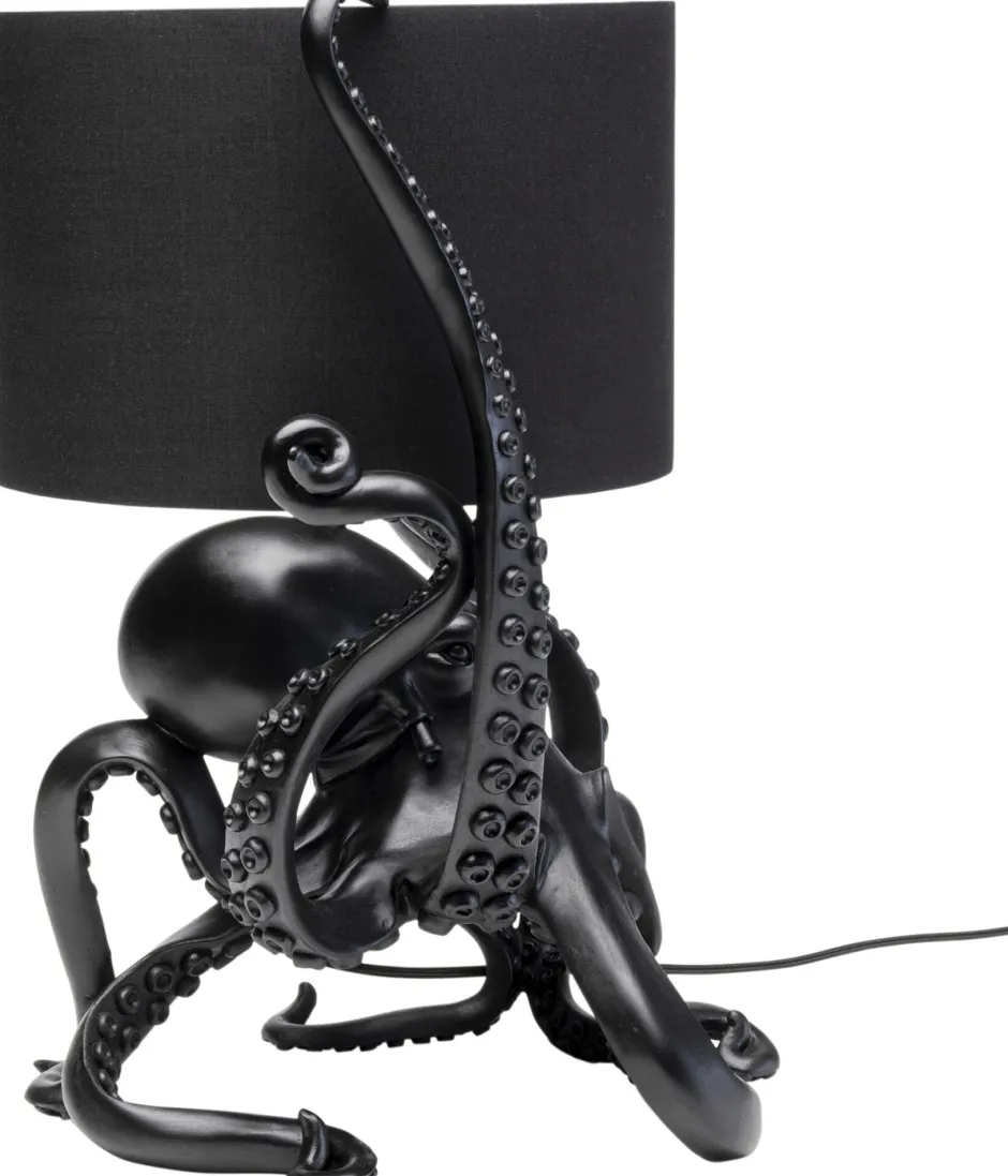 KARE Tischleuchte Octopus Schwarz 47cm