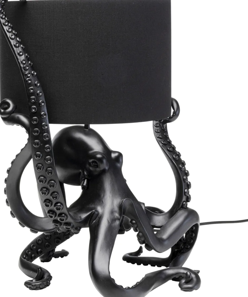 KARE Tischleuchte Octopus Schwarz 47cm