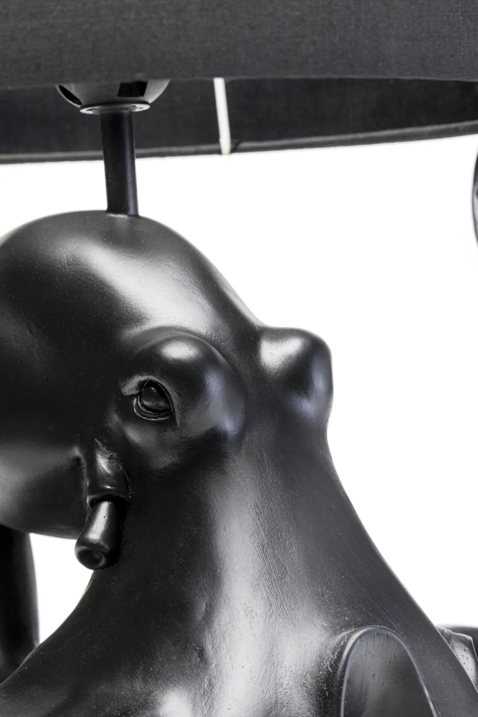 KARE Tischleuchte Octopus Schwarz 47cm