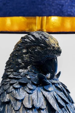 KARE Tischleuchte Parrot Blau 84cm