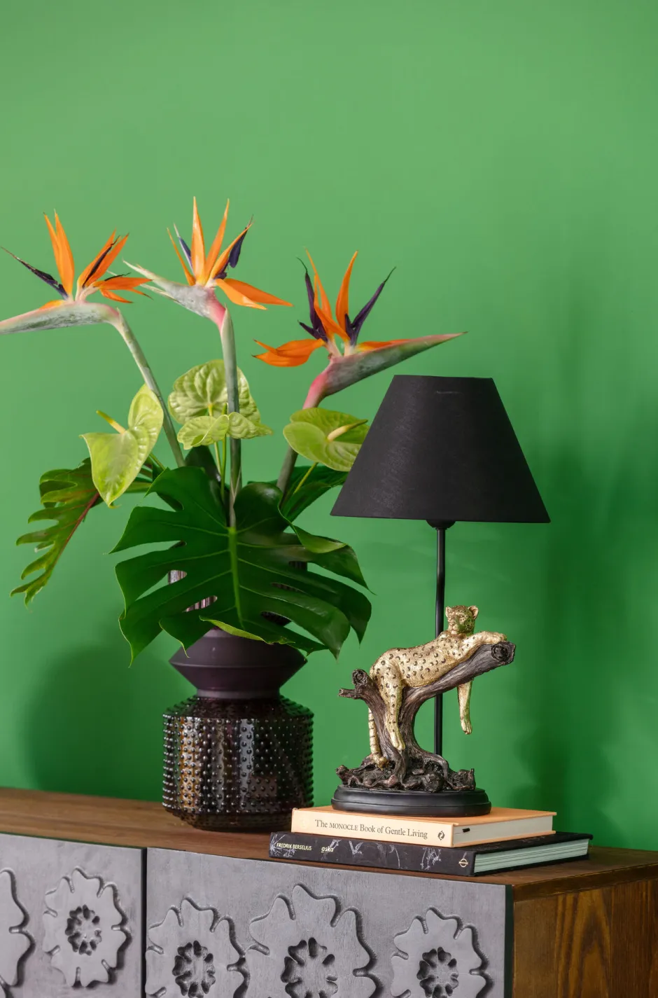 KARE Tischleuchte Relax Leopard