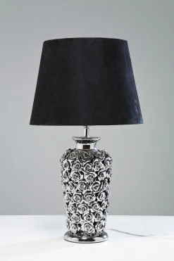 KARE Tischleuchte Rose Silber 57cm