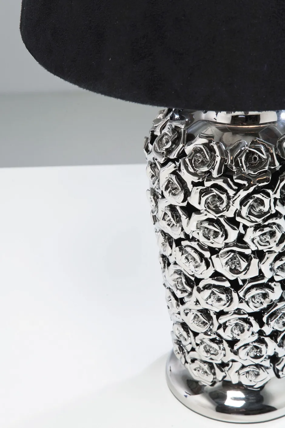 KARE Tischleuchte Rose Silber 57cm