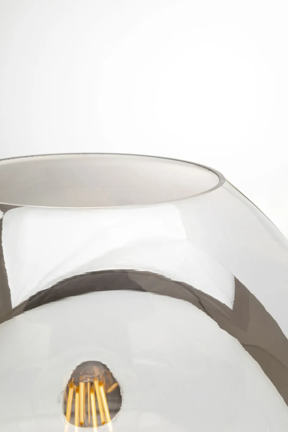 KARE Tischleuchte Sphere Smoke 43cm