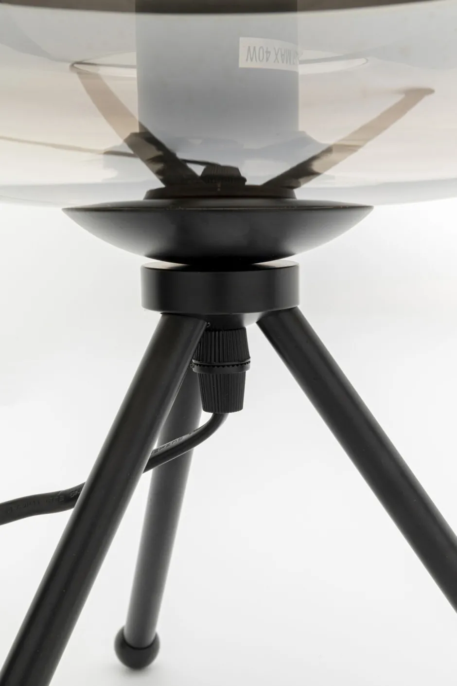 KARE Tischleuchte Sphere Smoke 43cm