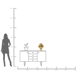 KARE Tischleuchte Supernova Gold 38cm