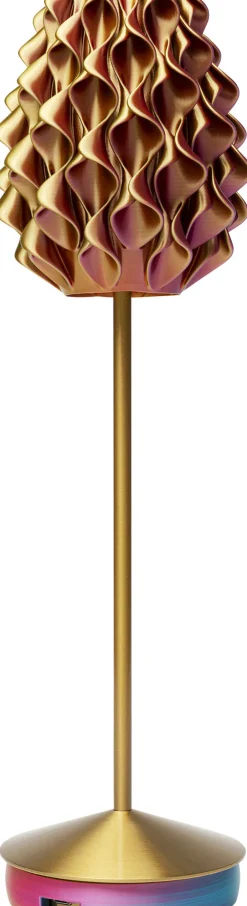 KARE Tischleuchte Swirl Gold Sunset